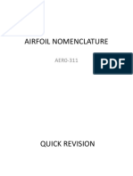 Airfoil Nomenclature