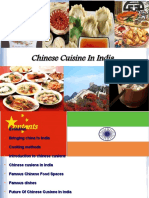 Chinese Cuisine in India