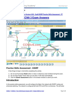 Scaling Networks (Version 6.00) - ScaN EIGRP Practice Skills Assessment - PT Answers