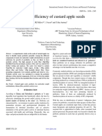 Prebiotic Efficiency of Custard Apple Seeds