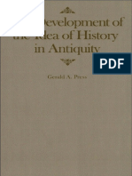 Gerald A. Press. The Development of The Idea of History in Antiquity