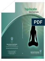 Yoga Education - B.Ed - English PDF
