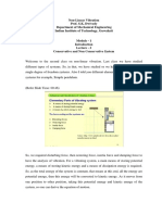 Non-Linear Vibration Prof. S.K. Dwivedy Department of Mechanical Engineering Indian Institute of Technology, Guwahati