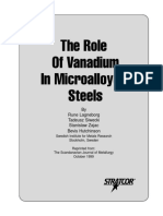 Role of Vanadium in Microalloyed Steels - Lagneborg PDF