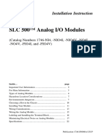 Analog IO Module 1746 Installation Manual