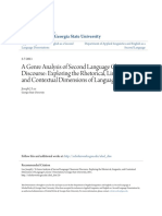 A Genre Analysis of Second Language Classroom Discourse - Explorin