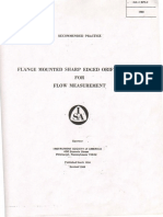 ISA RP3.2-1960 Flange Mounted Sharp Edged Orifice Plate For Flow Measurement PDF