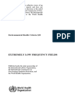 World Health Organization. & Environment Al Health Criteria Extremely Low Frequency Fields.2007 PDF