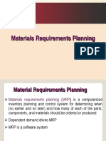 Materials Requirements Planning