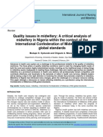 Quality Issu in Midwifery ICM PDF