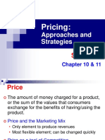 Pricing:: Approaches and Strategies