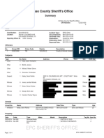 El Paso County Sheriff's Department Incident Report 