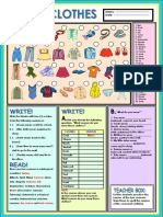 My Clothes 1st Part PDF