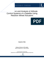 MSC Thesis Comparison and Analysis of Attitude Control Systems of A Satellite Using Reaction Wheel Actuators