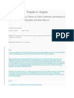 Tanada Vs Angara: Justiciable Question Theory of Auto-Limitation Declaration of Principles and State Policies