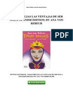 Todas Brujas Las Ventajas de Ser Mala Spanish Edition by Ana Von Rebeur