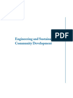 Engineering and Sustainable CommunityDevelopment