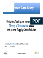 Microsoft Case Study: Based End-To-End Supply Chain Solution