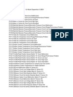 Toyota Trouble Codes