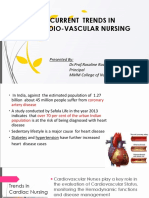 Current Trends in Cardio Vascular Nursing - Presentation