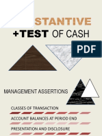 Substantive Test of Cash