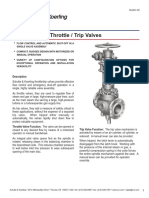 Brochure Catalog Throttle Trip Valves