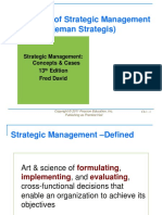 The Nature of Strategic Management (Sifat Manajeman Strategis)