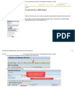 Steps To Create An ODATA Service For A BW Query - SAP NetWeaver Business Warehouse - SCN Wiki