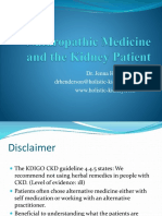 Naturopathic Medicine and The Kidney Patient