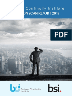 BSI BCI Horizon Scan Report 2016 PDF