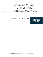Daniel H. Williams Ambrose of Milan and The End of The Nicene-Arian Conflicts (Oxford Early Christian Studies) 1995