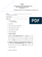 RPS Formate of Documents AICTE