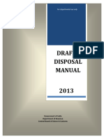 Draft Disposal Manual 2013