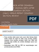 Trial of Labor After Cesarean (TOLAC)