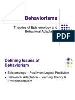 Behaviorism