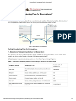 How To Set Up Dewatering Plan For Excavations