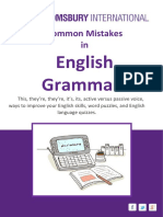 Common Mistakes in English Grammar