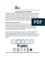 Programming Approaches in NI LabVIEW