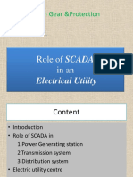 Switch Gear &protection: Role of SCADA in An