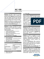 Masterset Ac 100: Non-Chloride Hardening Accelerator For Concrete