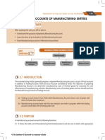 Unit 2: Final Accounts of Manufacturing Entities: Learning Outcomes