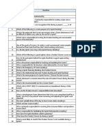 Scrum Exam Sample