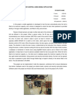 Door Control Using Mobile Application