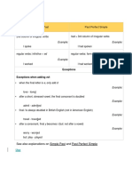 Simple Past Past Perfect Simple: Had + 3rd Column of Irregular Verbs Example