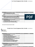 Checklist For Tools On Site in Qatar