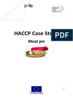 HACCP Case Study Meat Pie