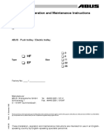 ABUS EF-HF Push-Electric Trolley PDF