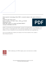 Islamic Juristic Terminology Before Šāfi Ī - A Semantic Analysis With Special Reference To Kūfa