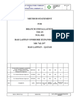 Method Statement: Consolidated Contractors Company & Teyseer Contracting Company J.V