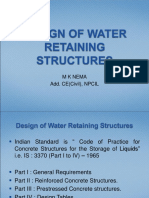 Design of Water Retaining Structures-2003